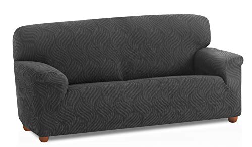 Bartali Funda de sofá elástica Aitana - Color Gris - Tamaño 3 plazas (de 160 a 210 cm)