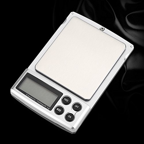 Báscula electrónica Digital para Alimentos, 1kg / 0.1g Pantalla LCD Escala electrónica electrónica Digital para Alimentos Báscula para Alimentos Que Pesa Herramienta de Cocina Nuevo