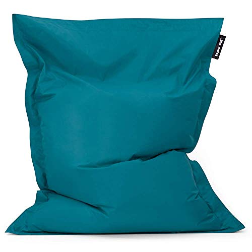Bean Bag Bazaar Bazaar Bag - Verde Azulado, 180cm x 140cm, Puf Gigante para Interiores y Exteriores – Puff Enorme, Ideal para Usar en el Hogar y el Jardín