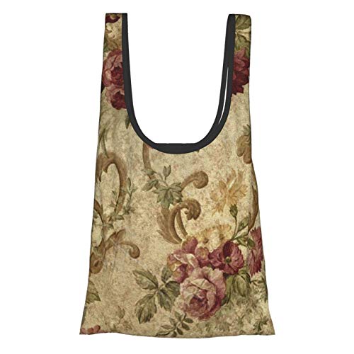Bolso de la compra vintage tapiz, color verde malva, suave, reutilizable, respetuoso con el medio ambiente. Bolso de la compra vintage tapiz, color verde malva, suave, reutilizable, respetuoso con el medio ambiente.