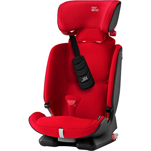 BRITAX RÖMER - Silla de coche ADVANSAFIX Z-LINE, Con fijación ISOFIX, niño de 9 a 36kg (Grupo 1/2/3) de 9 meses a 12 años, Fire Red