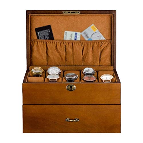 Caja de Almacenamiento de Reloj Almacenamiento Caja de Reloj-Funcional Reloj Organizador Caja Compartimiento del depósito de Almacenamiento Caja de Metal Bisagra Caja de Almacenamiento de Reloj Almacenamiento Caja de Reloj-Funcional Reloj Organizador Caja Compartimiento del depósito de Almacenamiento Caja de Metal Bisagra