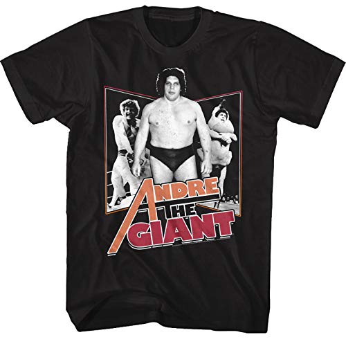 Camiseta Andre The Giant Octava Maravilla del Mundo Wrestling Wrestler - negro - 4X Alto