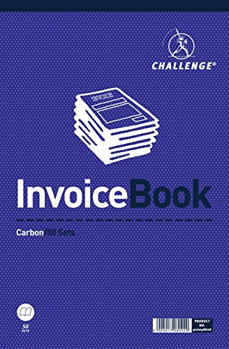 Challenge - libro grande de facturas, con hojas por duplicado (en inglés)