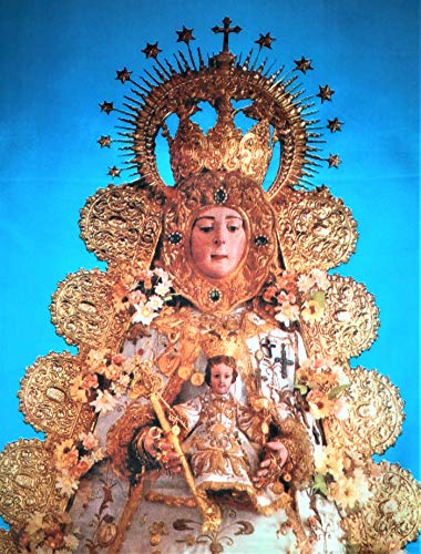 Colgadura para Balcones y Ventanas. Virgen del Rocío. Medidas: 69x96 cms..