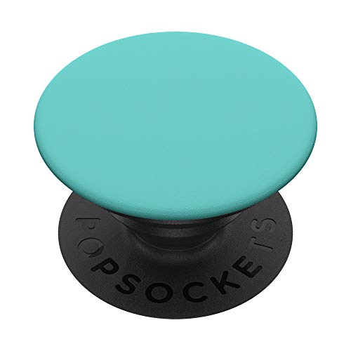 Color Azul Aguamarina PopSockets PopGrip: Agarre intercambiable para Teléfonos y Tabletas