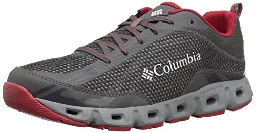 Columbia Drainmaker IV, Zapatillas Hombre, Grey (City Grey, Mountain Red 023), 45 EU