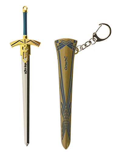 CoolChange Réplica de Espada Excalibur de Fate/Stay Night de Saber, como decoración o como Colgante, Color: latón