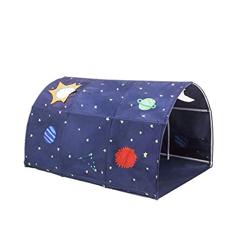 Cozyhoma - Tienda de campaña Infantil con túnel para 90 - 100 cm de Ancho para litera de Cama Infantil, Azul, 100x140x80cm Cozyhoma - Tienda de campaña Infantil con túnel para 90 - 100 cm de Ancho para litera de Cama Infantil, Azul, 100x140x80cm