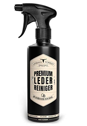 Cuero Limpiador óptimo para la Limpieza de Cuero - URBAN FOREST Cuidado del Cuero para el Bolso del Coche sofá Zapatos Silla de Montar con Aceite de Aguacate Natural, tamaño: 500ml Cuero Limpiador óptimo para la Limpieza de Cuero - URBAN FOREST Cuidado del Cuero para el Bolso del Coche sofá Zapatos Silla de Montar con Aceite de Aguacate Natural, tamaño: 500ml
