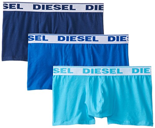 Diesel SHAWN3PK Bóxers, Azul, XL para Hombre