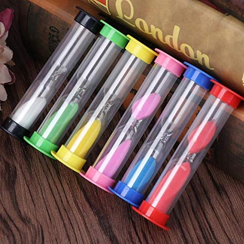 Dightyoho Reloj de Arena, 6 Colores, Temporizador 30 Segundos/1 Minuto/2 Minutos/3 Minutos/5 minutos/10 Minutos, Juguetes para Niños Dightyoho Reloj de Arena, 6 Colores, Temporizador 30 Segundos/1 Minuto/2 Minutos/3 Minutos/5 minutos/10 Minutos, Juguetes para Niños