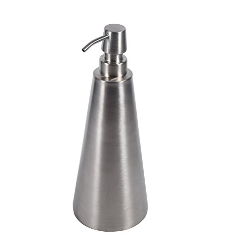 Dispensador de jabón de Gran Capacidad 800 ml Dispensador de Bomba de jabón líquido de Acero Inoxidable Loción de encimera para baño de Espuma, jabón de Manos, Cocina y baño