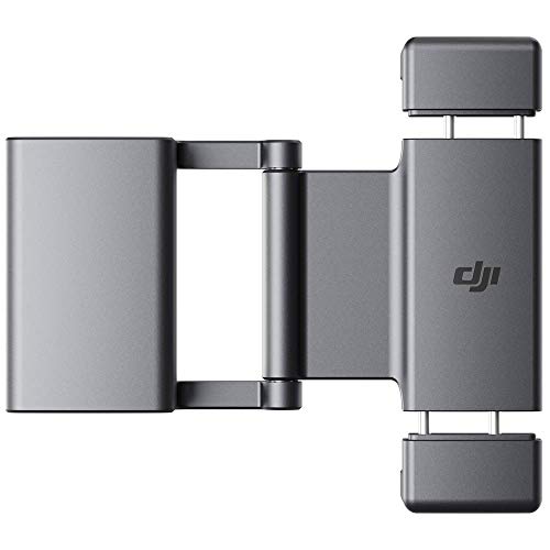 DJI Pocket 2 Soporte para teléfono - Ofrece una conexión más Estable Cuando se Conecta a tu Smartphone, más Agujero roscado de 1/4" y un Deslizador frío para Mayor versatilidad de Uso, Negro DJI Pocket 2 Soporte para teléfono - Ofrece una conexión más Estable Cuando se Conecta a tu Smartphone, más Agujero roscado de 1/4" y un Deslizador frío para Mayor versatilidad de Uso, Negro
