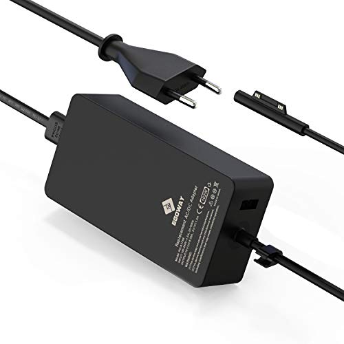 E Egway - Cargador para Surface Pro, 102 W, 15 V, 6,33 A, adaptador de alimentación para Surface Pro X Pro 7 Pro 6 Pro 5, Surface Laptop 3 2 1, Surface Book 2 y Surface Go E Egway - Cargador para Surface Pro, 102 W, 15 V, 6,33 A, adaptador de alimentación para Surface Pro X Pro 7 Pro 6 Pro 5, Surface Laptop 3 2 1, Surface Book 2 y Surface Go