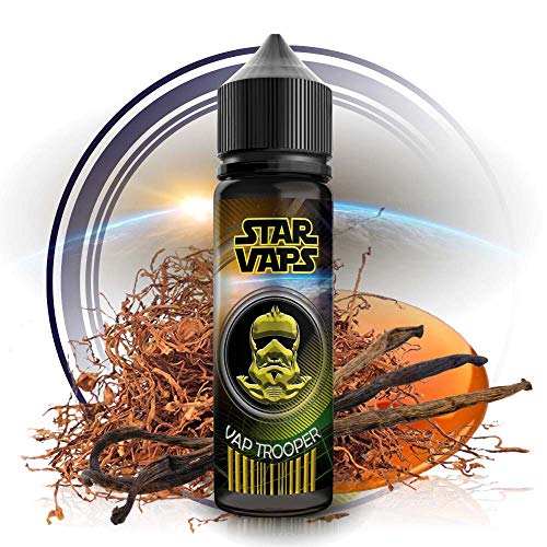 E-liquid con sabor tabaquil (Tipo RY4 intenso) de VAP TROOPER Sin nicotina 50ml de STAR VAPS para cigarrillo electrónico | Vap Fip