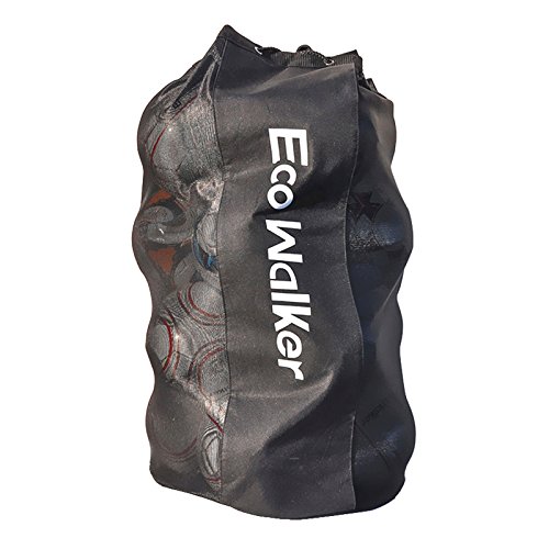 Eco Walker La bolsa para balones de fútbol ofrece espacio para 16 balones de fútbol de malla resistente, cordón con correa de hombro ajustable y asa gruesa. Eco Walker La bolsa para balones de fútbol ofrece espacio para 16 balones de fútbol de malla resistente, cordón con correa de hombro ajustable y asa gruesa.