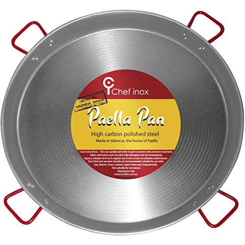 Garcima 5020077, Paellera Valenciana de 90 cm, Pulida para 50 personas Garcima 5020077, Paellera Valenciana de 90 cm, Pulida para 50 personas