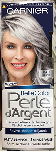 Garnier - Belle color plata de la perla - Crema gris brillo del pelo déjaunisseur Gris - Gris Perla, 40 ml