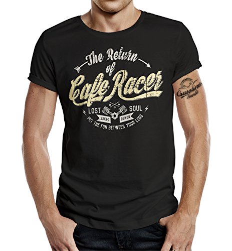 Gasoline Bandit® Biker Camiseta: Return of the Cafe Racer