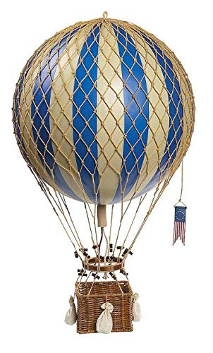 Globo aerostático, globo diámetro 32 cm, azul
