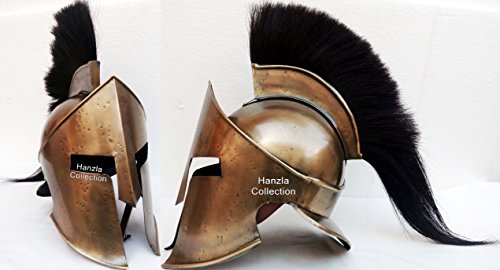 Hanzlacollection Medieval Viking Roman Armor Casco King Leonidas 300 Spartan Brass Armour Casco