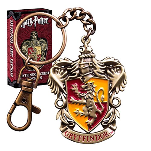 HARRY POTTER Oficial Hogwarts Gryffindor Crest Diecast Metal Llavero - En Caja