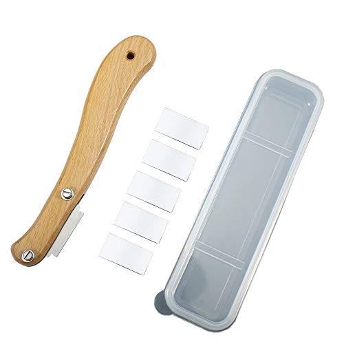 Herramienta de Corte de Pan Panaderos, Cuchillo de Panadero, Mango de Madera Cortador de Pan, con Cubierta Protectora de Plástico y 5 Cuchillas, para Bricolaje, Pan, Masa y Cocina Herramienta de Corte de Pan Panaderos, Cuchillo de Panadero, Mango de Madera Cortador de Pan, con Cubierta Protectora de Plástico y 5 Cuchillas, para Bricolaje, Pan, Masa y Cocina