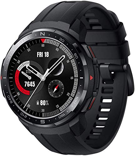 HONOR Watch GS Pro Reloj Inteligente 48mm para Hombres Llamadas Bluetooth (Responder, Rechazar, Colgar una Llamada) Monitor SpO2, 1.39" AMOLED, Negro Carbón