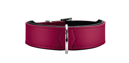 Hunter - Collar de perro, fucsia, 24-28.5 cm, 2.6 ancho