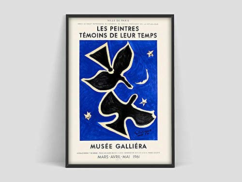 Impresión de póster de Georges Braque, impresión de fauvismo, cubismo, póster de exposición, lienzo decorativo sin marco familiar V 20x30cm