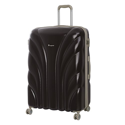 it luggage Cascade 8 Wheel Hard Shell Single Expander Suitcase Large with TSA Lock Maleta, 79 cm, 155 Liters, Marrón (Coffee Bean)