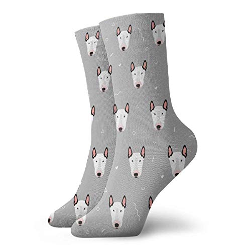Jhonangel Calcetines casuales divertidos Little Bull Terriers Calcetines deportivos deportivos impresos 30cm Jhonangel Calcetines casuales divertidos Little Bull Terriers Calcetines deportivos deportivos impresos 30cm