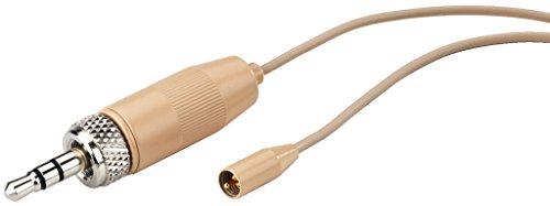JTS 801CS - Cable de conexión con clavija para micrófono (3,5 mm), color beige