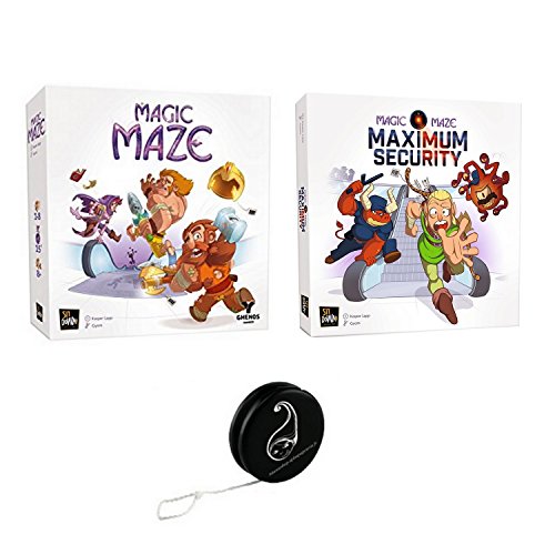 Juego de 2 juegos VF: Magic Maze + extensión Magic Maze Maximum Security + 1 Yoyo Blumie.