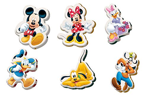 Kids Licensing | Mini Cojines Infantiles - Diseño Mickey Mouse - Diferentes Personajes - Personajes Disney - Material Ignífugo - Cojines Infantiles - Dimensiones 35 x 45 cm/ 10 x10 cm