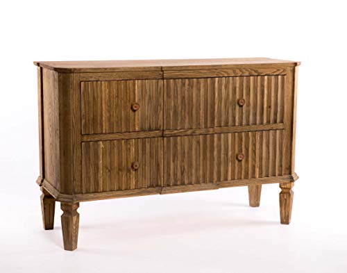 Kulunka Deco Comoda 13MF1031 132 * 47 * 87,5CM Medidas: 133 X 47 88CM Natural Madera Y Roble Moderno