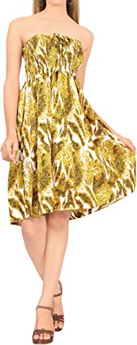 LA LEELA 3 en 1 Likre Las Mujeres sin Tirantes Suaves Suaves, además de Playa Traje de baño Bikini Cubren el los de Las señoras Marrones Loungewear Ropa de Playa Maxi Falda sin Mangas Casual LA LEELA 3 en 1 Likre Las Mujeres sin Tirantes Suaves Suaves, además de Playa Traje de baño Bikini Cubren el los de Las señoras Marrones Loungewear Ropa de Playa Maxi Falda sin Mangas Casual