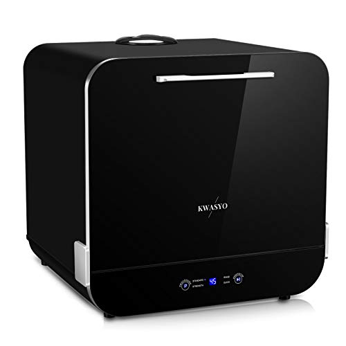 Lavavajillas de Encimera sin Instalación, 2 Modos de Entrada de Agua, 4 Programas + Secado + Ventilación Automática, Agua 70℃+ Enjuagado 3D para 4-6 Juegos de Utensilios, Lavavajillas Mini/Compacto Lavavajillas de Encimera sin Instalación, 2 Modos de Entrada de Agua, 4 Programas + Secado + Ventilación Automática, Agua 70℃+ Enjuagado 3D para 4-6 Juegos de Utensilios, Lavavajillas Mini/Compacto
