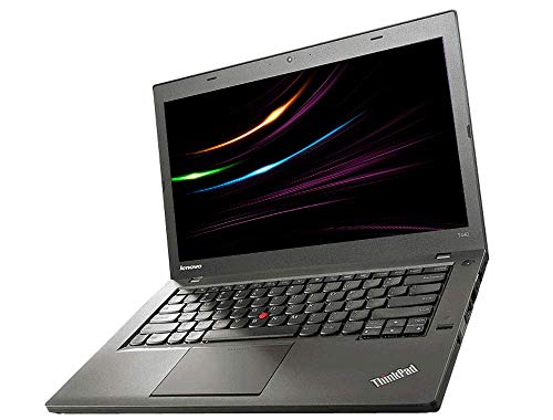 Lenovo ThinkPad T440 Business Notebook, procesador Intel i5 2 x 1,9 GHz, 8 GB de RAM, pantalla de 500 GB, 14 pulgadas, 1366 x 768, Cam, Windows 10 Pro, 1H08 (reacondicionado)