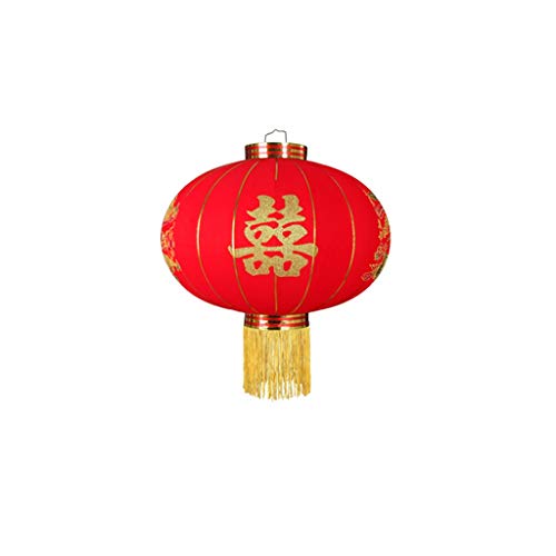 Linterna roja china, linterna al aire libre, la decoración de Año Nuevo chino, linterna Año Nuevo chino (Color : F)