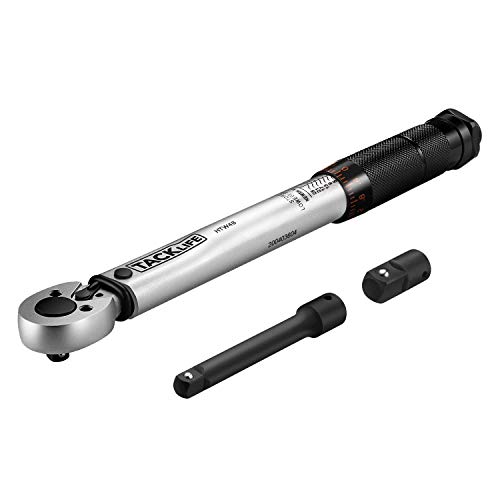 Llave dinamométrica Tacklife, llave dinamométrica de 1/4 con adaptador de 3/8 y barra de extensión, 5-25 Nm, ± 4% de precisión, adecuada para bicicleta y moto - HTW4B Llave dinamométrica Tacklife, llave dinamométrica de 1/4 con adaptador de 3/8 y barra de extensión, 5-25 Nm, ± 4% de precisión, adecuada para bicicleta y moto - HTW4B