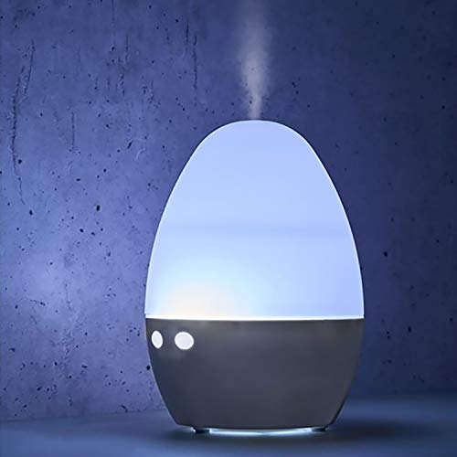 Mini humidificador de Aire Ø10x15cm para 150ml en Blanco, difusor con Cambio de Color y Cable USB, humidificador de Ambiente, ambientador Mini humidificador de Aire Ø10x15cm para 150ml en Blanco, difusor con Cambio de Color y Cable USB, humidificador de Ambiente, ambientador