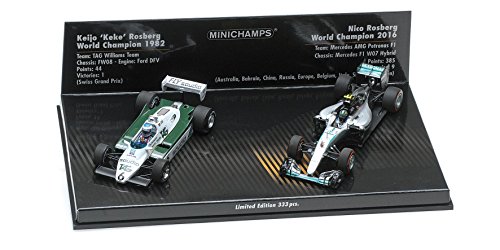 Minichamps 412821601 Williams Ford FW08 1982 Mercedes AMG Petronas F1 Team 2016.