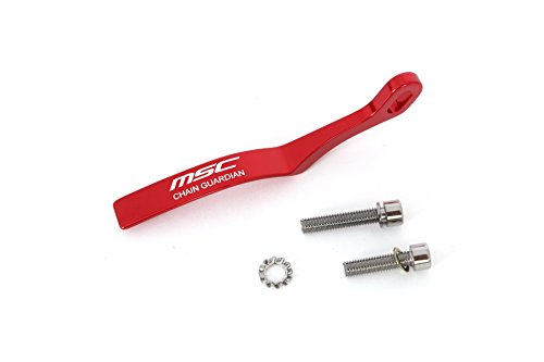 MSC Bikes 01R - Anticaída de Cadena de Ciclismo, Color Rojo anodizado