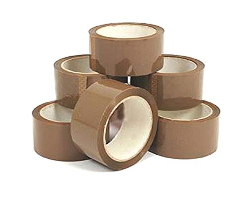 Pack 24 rollos precinto marron XXL. 125m de largo x 48mm de ancho. Especial embalaje