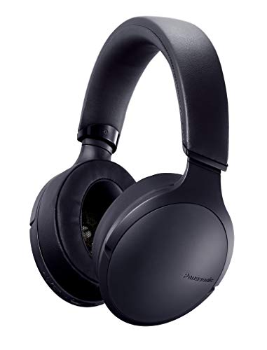 Panasonic Auriculares Bluetooth RP-HD305BE-K (duración de la batería de 24 h, Carga rápida, Control por Voz, Over-Ear), Color Negro