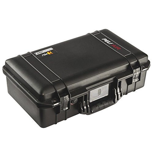 PELI 1525 Air Maleta Protectora Ligera para cámaras DSLR y Equipos ópticos, estanca e Impermeable al Polvo, 26L de Capacidad, Fabricada en EE.UU, con Espuma Personalizable, Color Negro PELI 1525 Air Maleta Protectora Ligera para cámaras DSLR y Equipos ópticos, estanca e Impermeable al Polvo, 26L de Capacidad, Fabricada en EE.UU, con Espuma Personalizable, Color Negro
