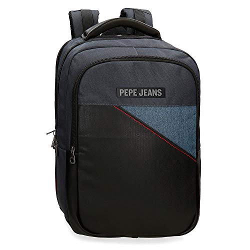 Pepe Jeans Bumper Mochila Doble Compartimento Adaptable para Portátil 15,6" Multicolor 31x44x15 cms Poliéster 20.46L