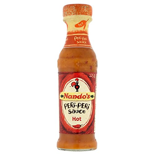 Peri-Peri Salsa 125 g Hot Nando (Pack de 6 x 125 ML)